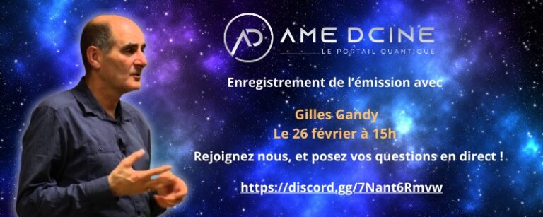 Itw Direct Gilles Gandy sur AMEDCINE TV