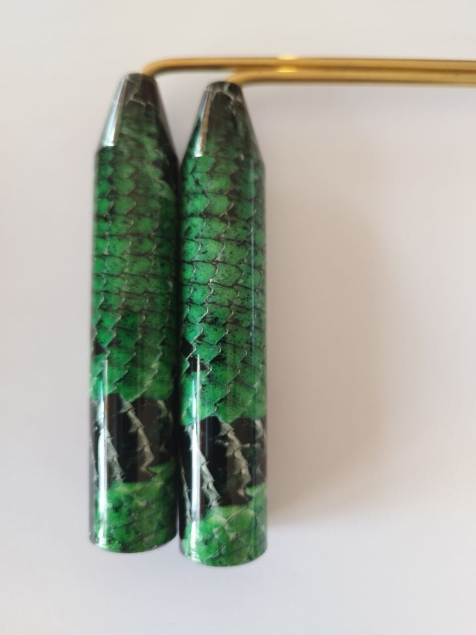 Édition limitée Deluxe - Baguettes Custom (Serpent vert)